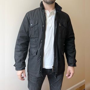 Barbour Sapper Waxed Cotton Jacket - Black, Size S, Not Worn Much